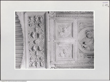 Vorderseite von Sopr. BAS NA [https://www.deutsche-digitale-bibliothek.de/content/lizenzen/rv-ez/] DeckenkassettierungPetrus - Teilansicht, bh533853_recto. Foto.