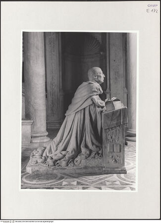 Vorderseite von Sopr. BAS NA [https://www.deutsche-digitale-bibliothek.de/content/lizenzen/rv-ez/] Kardinal Oliviero Carafa im Gebet - Seitenansicht von links, bh533868_recto. Foto.