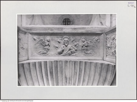 Vorderseite von Sopr. BAS NA [https://www.deutsche-digitale-bibliothek.de/content/lizenzen/rv-ez/] DeckenkassettierungChristus - Gesamtansicht, bh533904_recto. Foto.