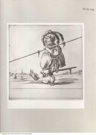 Vorderseite von Istituto Nazionale per la Grafica [http://creativecommons.org/publicdomain/mark/1.0/] Facetieuses Inventions d'Amour et de Guerre Pour le divertissement des beaux EspritsZwerg mit Lanze - , bh534042. Foto.