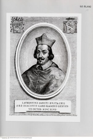 Vorderseite von Istituto Nazionale per la Grafica [http://creativecommons.org/publicdomain/mark/1.0/] Bildnis des Kardinals Lorenzo Raggi - , bh534078. Foto.