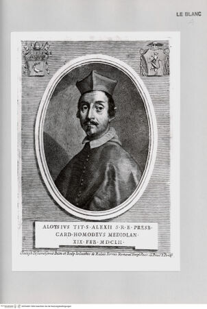 Vorderseite von Istituto Nazionale per la Grafica [http://creativecommons.org/publicdomain/mark/1.0/] Bildnis des Kardinals Luigi Omodei - , bh534081. Foto.