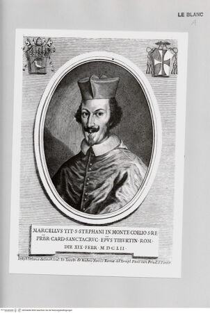 Vorderseite von Istituto Nazionale per la Grafica [http://creativecommons.org/publicdomain/mark/1.0/] Bildnis des Kardinals Marcello Santacroce - , bh534084. Foto.