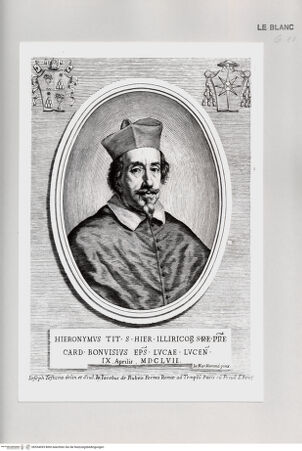 Vorderseite von Istituto Nazionale per la Grafica [http://creativecommons.org/publicdomain/mark/1.0/] Bildnis des Kardinals Girolamo Buonvisi - , bh534093. Foto.