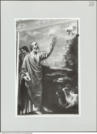 Vorderseite von Foto Marburg [https://www.deutsche-digitale-bibliothek.de/content/lizenzen/rv-ez/] Altar der heiligen Bruno von Querfurt und AndreasDas Wunder von Nicea des heiligen Andreas - Gesamtansicht, bh534219_recto. Foto: Gloc, Jan.