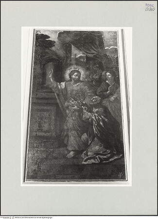 Vorderseite von Foto Marburg [https://www.deutsche-digitale-bibliothek.de/content/lizenzen/rv-ez/] Hochaltar der Madonna delle LacrimeSchlüsselübergabe an den heiligen Petrus - Gesamtansicht, bh534222_recto. Foto: Gloc, Jan.