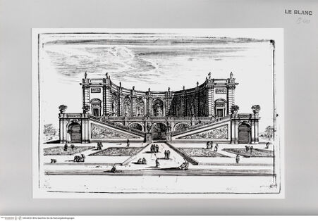 Vorderseite von Istituto Nazionale per la Grafica [http://creativecommons.org/publicdomain/mark/1.0/] Les Jardins et les Fontaines de Rome.Tafel (11): Vigna Aldobrandini a Frascati - , bh534232. Foto.