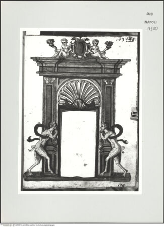 Vorderseite von Bibliotheca Hertziana [http://creativecommons.org/publicdomain/mark/1.0/] Scritti e disegniBrunnen mit Faunen - , bh534315_recto. Foto: D'Onofrio, Cesare.