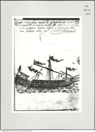 Vorderseite von Bibliotheca Hertziana [http://creativecommons.org/publicdomain/mark/1.0/] Scritti e disegniGaleerenbrunnen - , bh534338_recto. Foto: D'Onofrio, Cesare.