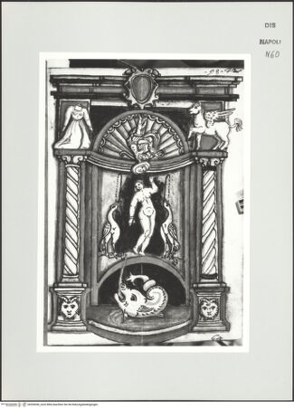 Vorderseite von Bibliotheca Hertziana [http://creativecommons.org/publicdomain/mark/1.0/] Scritti e disegniBrunnen mit Perseus und Andromeda - , bh534340_recto. Foto: D'Onofrio, Cesare.