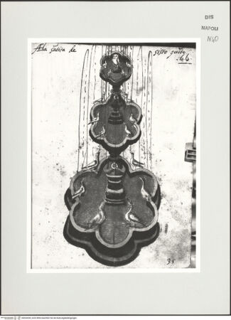 Vorderseite von Bibliotheca Hertziana [http://creativecommons.org/publicdomain/mark/1.0/] Scritti e disegniKandelaberbrunnen mit Vögeln - , bh534359_recto. Foto: D'Onofrio, Cesare.