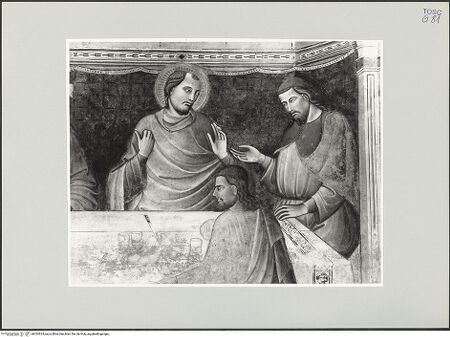 Vorderseite von Foto Marburg [https://www.deutsche-digitale-bibliothek.de/content/lizenzen/rv-ez/] VotivbilderGastmahl im Haus des Simon - Detail, rechte Bildhälfte, bh534524_recto. Foto: Gloc, Jan.