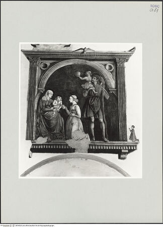 Vorderseite von Foto Marburg [https://www.deutsche-digitale-bibliothek.de/content/lizenzen/rv-ez/] Mystische Vermählung der heiligen Katharina und der heilige Christophorus - Gesamtansicht, bh534529_recto. Foto: Gloc, Jan.