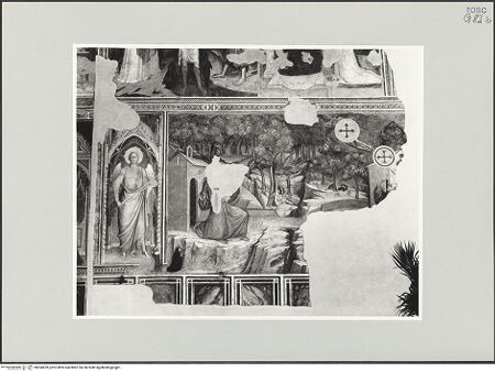 Vorderseite von Foto Marburg [https://www.deutsche-digitale-bibliothek.de/content/lizenzen/rv-ez/] VotivbilderDer Erzengel Michael; die Stigmatisierung des heiligen Franziskus - Gesamtansicht, bh534539_recto. Foto: Gloc, Jan.