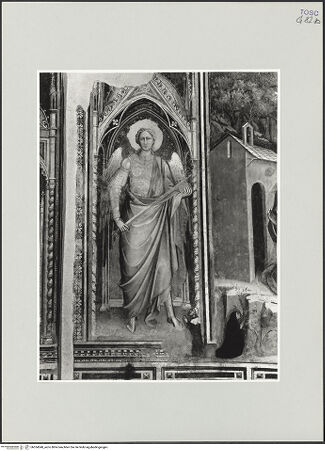 Vorderseite von Foto Marburg [https://www.deutsche-digitale-bibliothek.de/content/lizenzen/rv-ez/] VotivbilderDer Erzengel Michael; die Stigmatisierung des heiligen Franziskus - Der Erzengel Michael, bh534540_recto. Foto: Gloc, Jan.