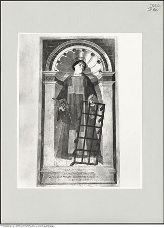 Vorderseite von Foto Marburg [https://www.deutsche-digitale-bibliothek.de/content/lizenzen/rv-ez/] Heiliger Laurentius - Gesamtansicht, bh534576_recto. Foto: Haag, Paul.
