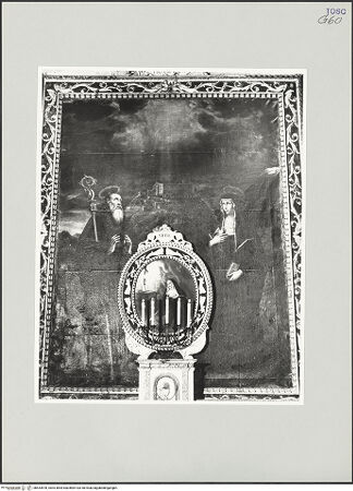 Vorderseite von Foto Marburg [https://www.deutsche-digitale-bibliothek.de/content/lizenzen/rv-ez/] Die heiligen Benedikt und Scholastica - Gesamtansicht, bh534578_recto. Foto: Haag, Paul.