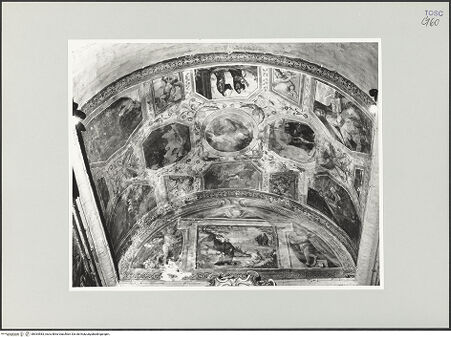 Vorderseite von Foto Marburg [https://www.deutsche-digitale-bibliothek.de/content/lizenzen/rv-ez/] KapellenausstattungSzenen aus dem Leben des heiligen Benedikt; die Evangelisten - Gesamtansicht, bh534583_recto. Foto: Haag, Paul.