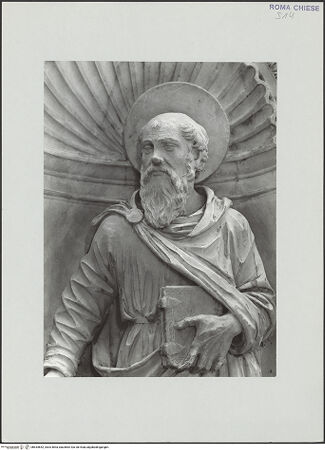Vorderseite von Vasari [https://www.deutsche-digitale-bibliothek.de/content/lizenzen/rv-ez/] Ehemaliger HochaltarHeiliger Paulus - Detail, Büste, bh534652_recto. Foto.