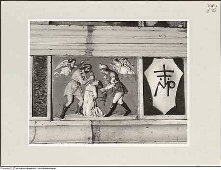 Vorderseite von Foto Marburg [https://www.deutsche-digitale-bibliothek.de/content/lizenzen/rv-ez/] Gottvater, thronende Madonna und HeiligeMartyrium der heiligen Apollonia - Gesamtansicht, bh535029_recto. Foto: Haag, Paul.