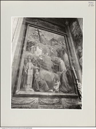 Vorderseite von Foto Marburg [https://www.deutsche-digitale-bibliothek.de/content/lizenzen/rv-ez/] KapellenausmalungTrinität mit Lokalheiligen - Gesamtansicht, bh535049_recto. Foto: Gloc, Jan.