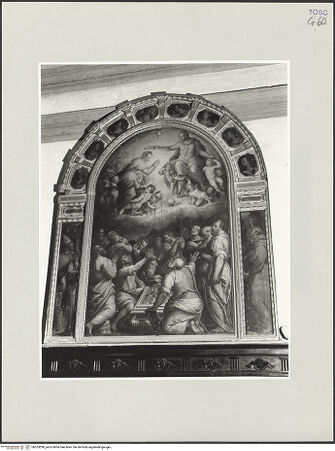 Vorderseite von Foto Marburg [https://www.deutsche-digitale-bibliothek.de/content/lizenzen/rv-ez/] Marienkrönung mit Heiligen - Gesamtansicht, bh535090_recto. Foto: Gloc, Jan.