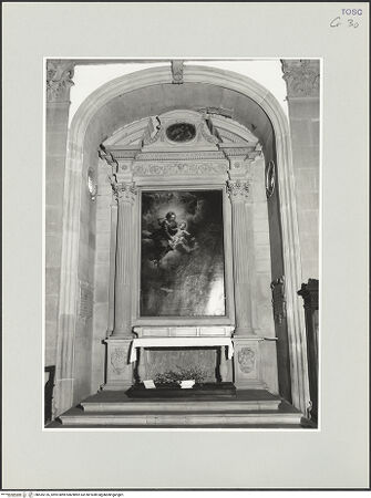 Vorderseite von Foto Marburg [https://www.deutsche-digitale-bibliothek.de/content/lizenzen/rv-ez/] Altar der Familie Montauto - Gesamtansicht, bh535126_recto. Foto: Gloc, Jan.