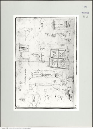 Vorderseite von Biblioteca Nacional [https://www.deutsche-digitale-bibliothek.de/content/lizenzen/rv-ez/] Album des Fra Giovanni Vincenzo CasaliTivoli, Vestatempel, Detailstudien - , bh535203_recto. Foto.