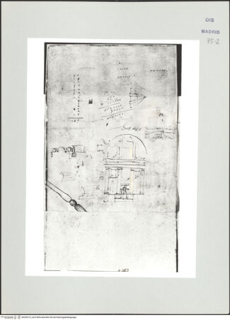 Vorderseite von Biblioteca Nacional [https://www.deutsche-digitale-bibliothek.de/content/lizenzen/rv-ez/] Album des Fra Giovanni Vincenzo CasaliArchitekturstudien - , bh535275_recto. Foto.