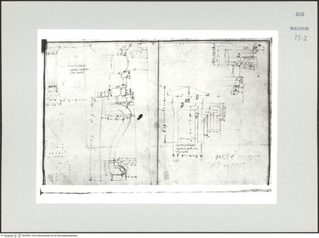 Vorderseite von Biblioteca Nacional [https://www.deutsche-digitale-bibliothek.de/content/lizenzen/rv-ez/] Album des Fra Giovanni Vincenzo CasaliRom, Palazzo Massimo alle Colonne, Detailstudien - , bh535281_recto. Foto.