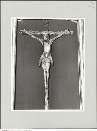 Vorderseite von Foto Marburg [https://www.deutsche-digitale-bibliothek.de/content/lizenzen/rv-ez/] Kruzifix - Gesamtansicht, frontal, bh535565_recto. Foto: Haag, Paul.