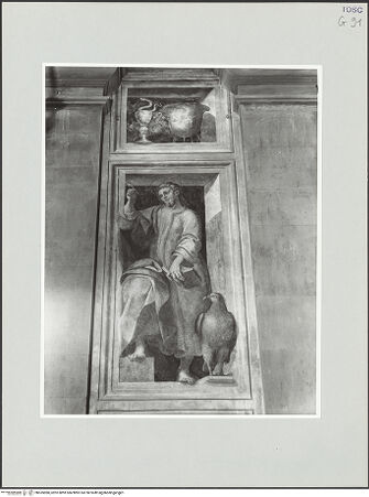 Vorderseite von Foto Marburg [https://www.deutsche-digitale-bibliothek.de/content/lizenzen/rv-ez/] Der Evangelist Johannes - Gesamtansicht, bh535980_recto. Foto: Haag, Paul.