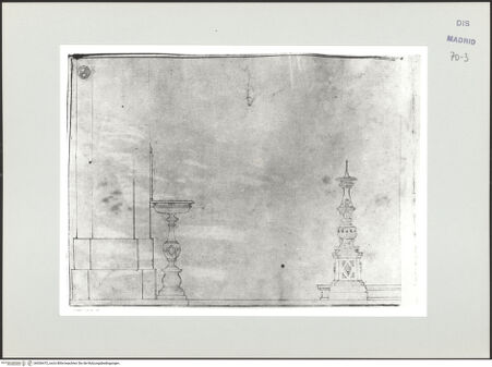 Vorderseite von Biblioteca Nacional [https://www.deutsche-digitale-bibliothek.de/content/lizenzen/rv-ez/] Album des Fra Giovanni Vincenzo CasaliBologna, Santa Maria de' Servi, Altar, Schmuckdetails - , bh536472_recto. Foto.