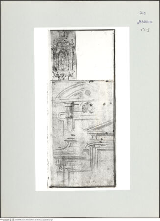 Vorderseite von Biblioteca Nacional [https://www.deutsche-digitale-bibliothek.de/content/lizenzen/rv-ez/] Album des Fra Giovanni Vincenzo CasaliEntwürfe für Portale - , bh536480_recto. Foto.