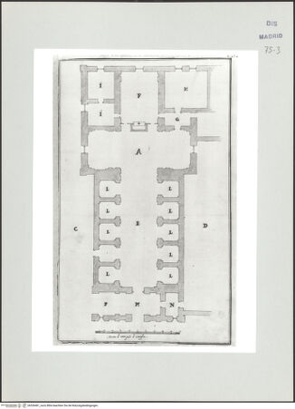 Vorderseite von Biblioteca Nacional [https://www.deutsche-digitale-bibliothek.de/content/lizenzen/rv-ez/] Album des Fra Giovanni Vincenzo CasaliSan Millán de la Cogolla (La Rioja), Kirche des Monasterio de Yuso, Erweiterungsprojekt - , bh536481_recto. Foto.