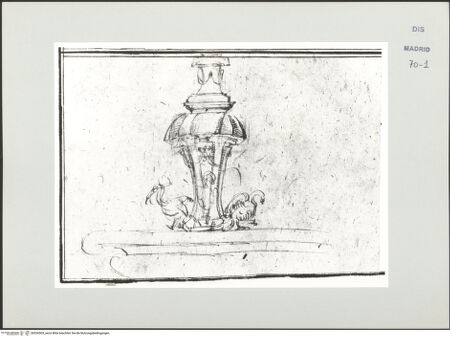 Vorderseite von Biblioteca Nacional [https://www.deutsche-digitale-bibliothek.de/content/lizenzen/rv-ez/] Album des Fra Giovanni Vincenzo CasaliBrunnenentwurf - , bh536503_recto. Foto.