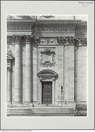 Vorderseite von Lieberman, Ralph [https://www.deutsche-digitale-bibliothek.de/content/lizenzen/rv-ez/] Santa Maria in Vallicella - Detail: Erdgeschoss, rechte Seitenachse, bh536963_recto. Foto.