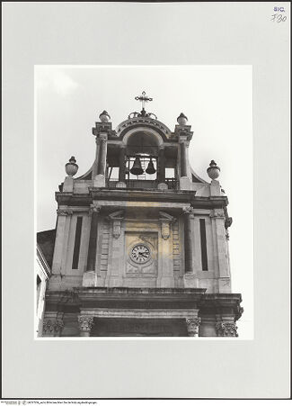 Vorderseite von Foto Marburg [https://www.deutsche-digitale-bibliothek.de/content/lizenzen/rv-ez/] Chiesa del Carmine - Ausschnitt (zweite Ordnung und Glockenstuhl), bh537206_recto. Foto: Fenchel, Horst / Tölke, Michael.