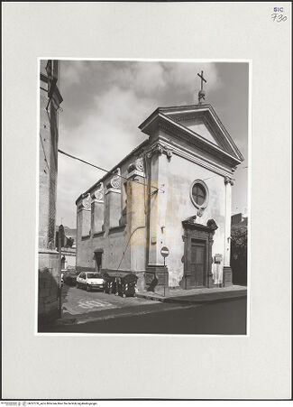 Vorderseite von Foto Marburg [https://www.deutsche-digitale-bibliothek.de/content/lizenzen/rv-fz/] Santa Maria Maddalena - Schrägansicht von Nordwesten, bh537210_recto. Foto: Fenchel, Horst.