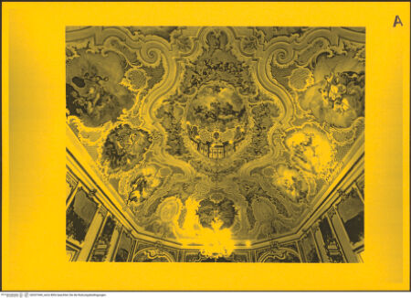 Vorderseite von Foto Marburg [https://www.deutsche-digitale-bibliothek.de/content/lizenzen/rv-ez/] Glorie der Familie Biscari und allegorische Darstellungen - Gewölbe, nach Osten, bh537440_recto. Foto: Fenchel, Horst / Tölke, Michael.