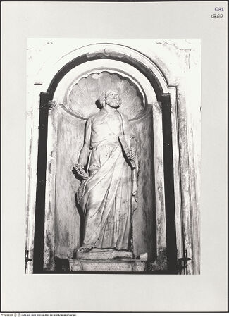 Vorderseite von Sopraintendenza BAS Cosenza [https://www.deutsche-digitale-bibliothek.de/content/lizenzen/rv-ez/] Die heiligen Petrus und Paulus - Heiliger Petrus, bh537831_recto. Foto.