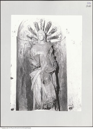 Vorderseite von Sopraintendenza BAS Cosenza [https://www.deutsche-digitale-bibliothek.de/content/lizenzen/rv-ez/] Die heilige Lucia - Gesamtansicht, bh537834_recto. Foto.