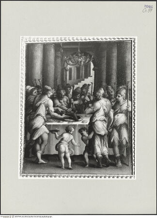 Vorderseite von Foto Marburg [https://www.deutsche-digitale-bibliothek.de/content/lizenzen/rv-ez/] Hochaltar (Altare Vasari)Rückseite - Passahfest, bh537999_recto. Foto: Gloc, Jan.