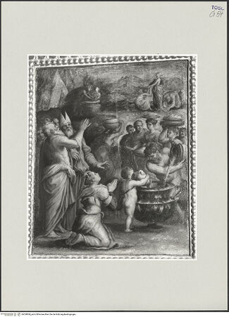 Vorderseite von Foto Marburg [https://www.deutsche-digitale-bibliothek.de/content/lizenzen/rv-ez/] Hochaltar (Altare Vasari)Rückseite - Die Mannalese, bh538000_recto. Foto: Gloc, Jan.