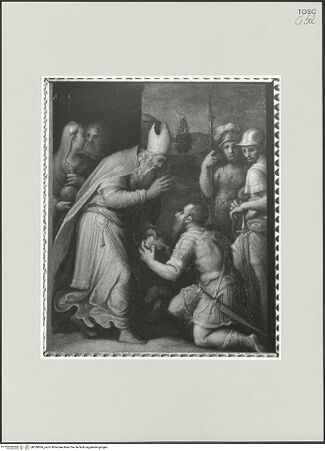 Vorderseite von Foto Marburg [https://www.deutsche-digitale-bibliothek.de/content/lizenzen/rv-ez/] Hochaltar (Altare Vasari)Vorderseite - Abraham und Melchisedech, bh538006_recto. Foto: Gloc, Jan.