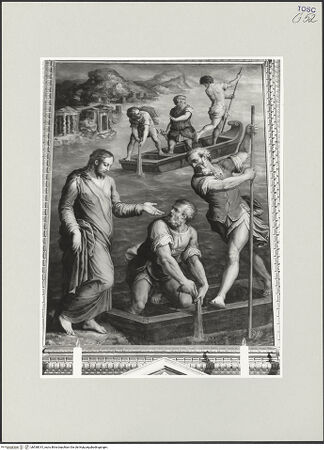 Vorderseite von Foto Marburg [https://www.deutsche-digitale-bibliothek.de/content/lizenzen/rv-ez/] Hochaltar (Altare Vasari)VorderseiteBerufung der Apostel Petrus und Andreas - Gesamtansicht, bh538015_recto. Foto: Gloc, Jan.