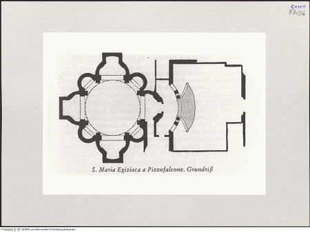 Vorderseite von unbekannt [https://www.deutsche-digitale-bibliothek.de/content/lizenzen/rv-fz/] Santa Maria Egiziaca a Pizzofalcone - Grundriss, bh538081_recto. Foto.