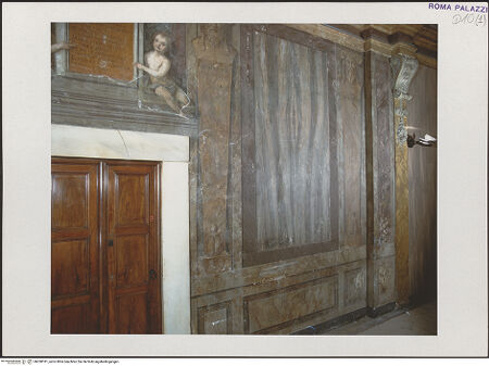 Vorderseite von unbekannt [https://www.deutsche-digitale-bibliothek.de/content/lizenzen/rv-fz/] Die Taten des Herkules und Laubengang mit Tieren - Südliche Wand, bh538181_recto. Foto.