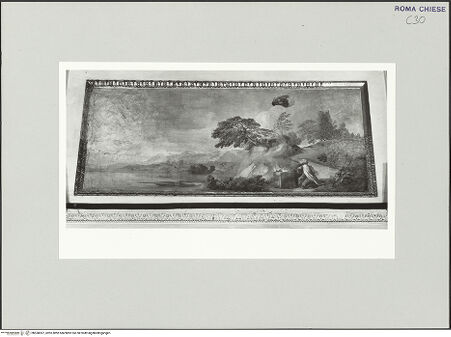 Vorderseite von Sopr. BAS ROMA [https://www.deutsche-digitale-bibliothek.de/content/lizenzen/rv-ez/] Landschaften mit Episoden aus der Vita des Propheten EliasOpfer des Elias (?) - Gesamtansicht, bh538307_recto. Foto.