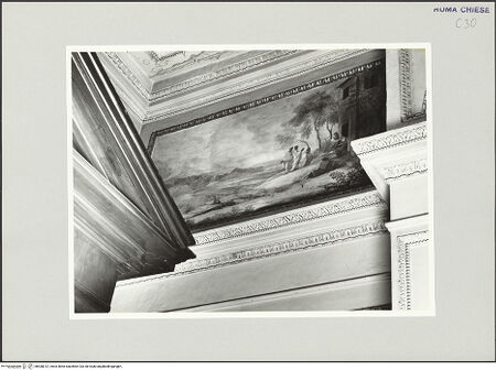 Vorderseite von Sopr. BAS ROMA [https://www.deutsche-digitale-bibliothek.de/content/lizenzen/rv-ez/] Landschaften mit Episoden aus der Vita des Propheten EliasGeburt des Elias - Gesamtansicht, bh538312_recto. Foto.